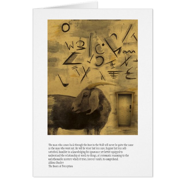 Cartão Portas da percepção (Frente)