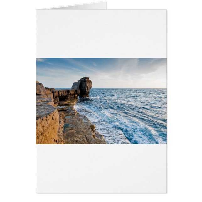 Cartão Portland Bill Seascapes (Frente)