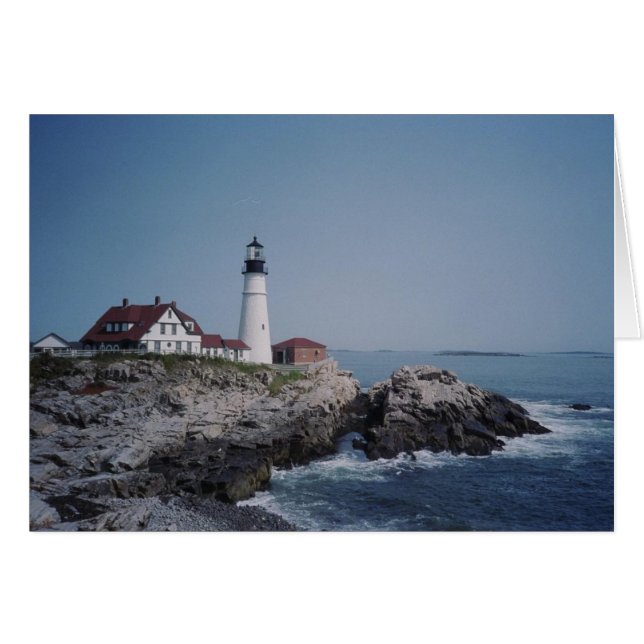 Cartão Portland Head Light (Frente Horizontal)