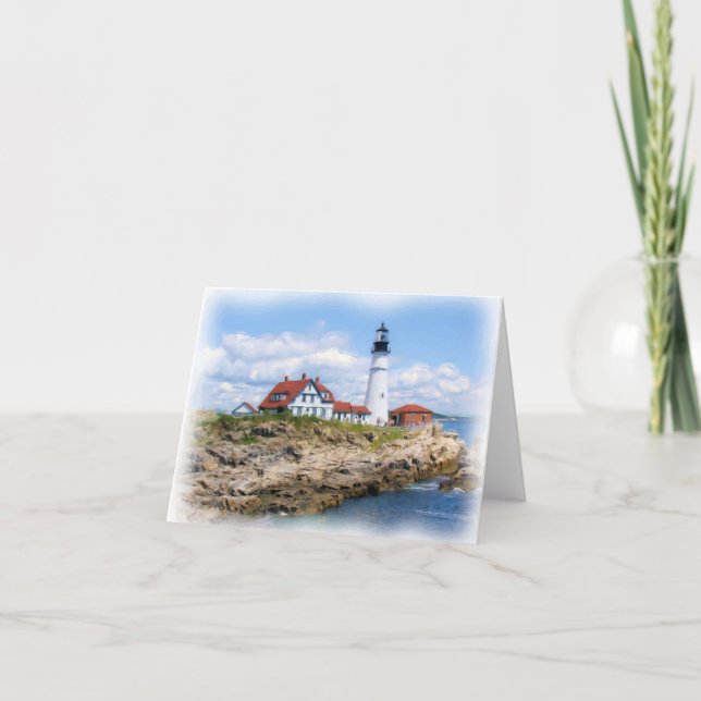 Cartão Portland Head Light Notecard (Frente)