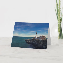 Cartão Portland Head Light Vazio Greeting Card