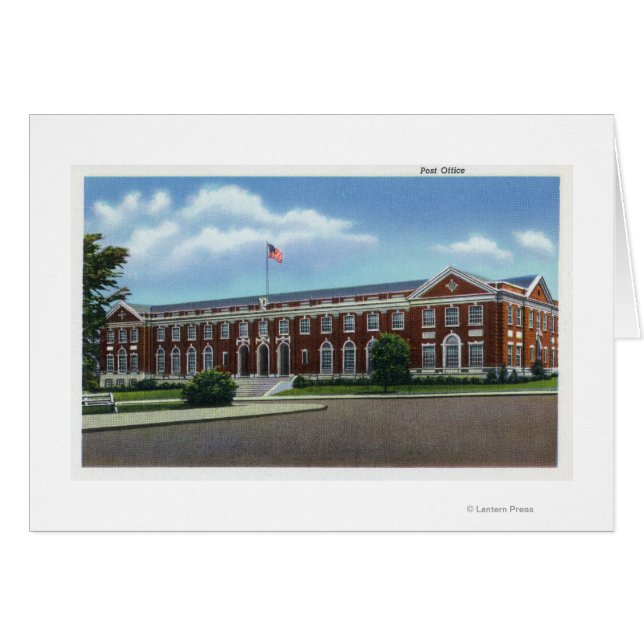 Cartão Portland, MaineExterior View do Posto (Frente Horizontal)