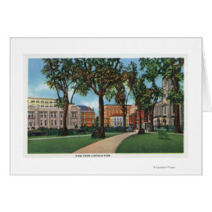 Cartão Portland, MaineScenic View do Lincoln Park