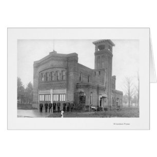 Cartão Portland, OR Fire Station View e Tower