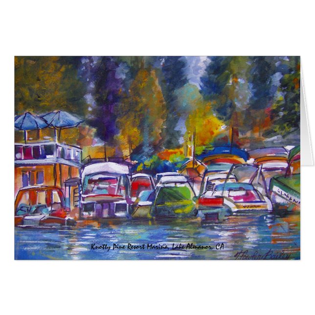 Cartão Porto do recurso do pinho Knotty… (Frente Horizontal)