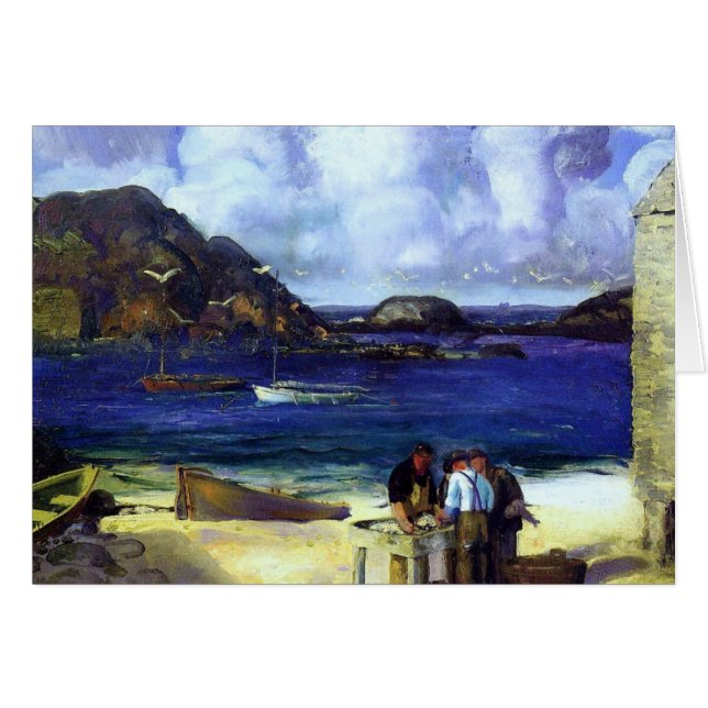 Cartão Porto em Monhegan (Frente Horizontal)