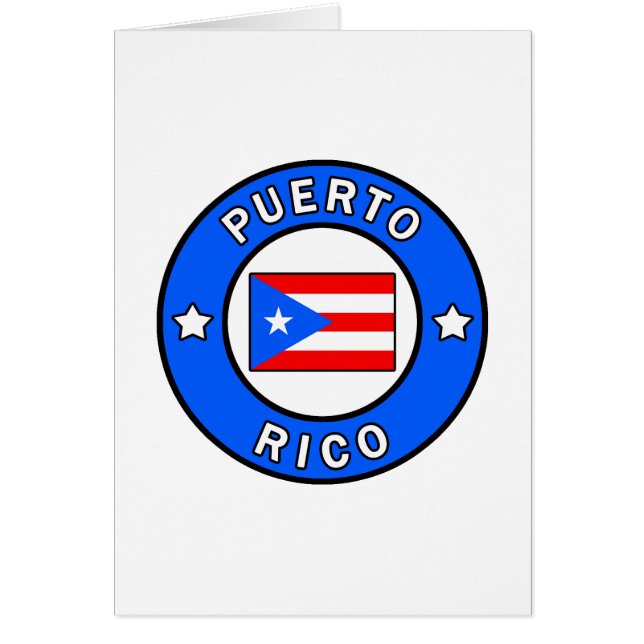 Cartão Porto Rico (Frente)