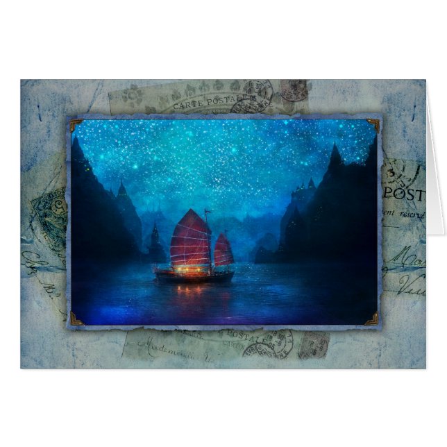 Cartão Porto secreto (Frente Horizontal)