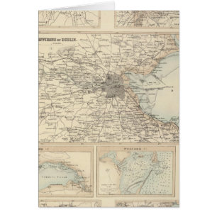 Cartão Portos e portos irlandeses