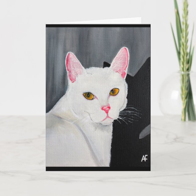 Cartão Portrait of Blanca Painting by Alfred Fox (Frente)