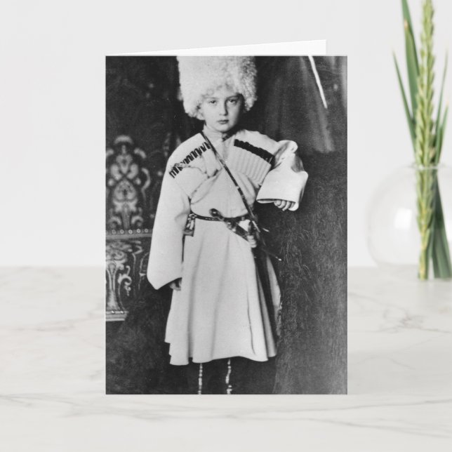 Cartão Portrait of Grand Duke Nicholas Mikhailovich (Frente)