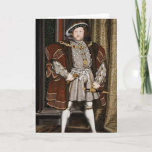 Cartão Portrait of Henry VIII (Hans Holbein the Younger)