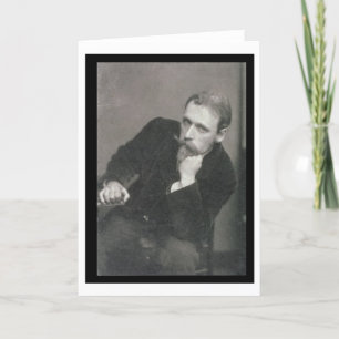 Cartão Portrait photograph of Walter Crane (1845-1915) by