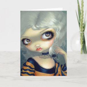Cartão "Portrait with a Spiderling" Greeting Card