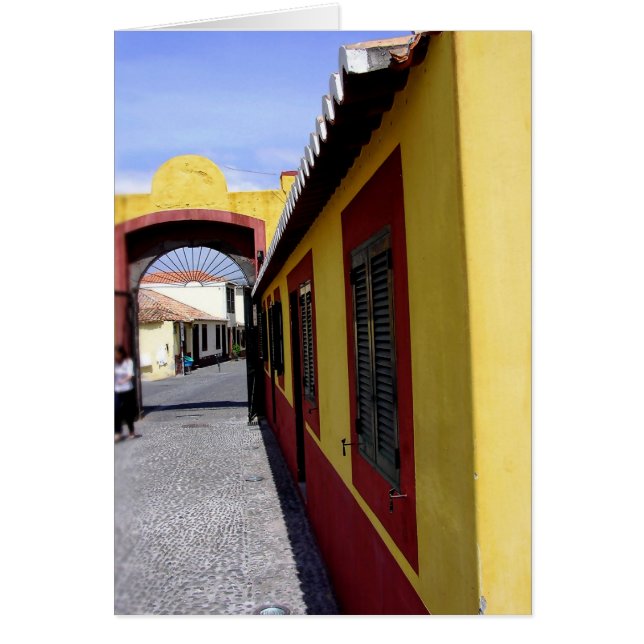 Cartão (Portugal) Cores do Funchal (Frente)