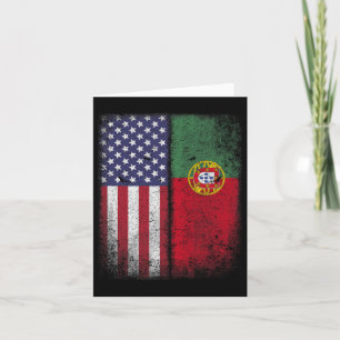 Cartão Portugal Usa Bandeira Portuguesa Para Mulheres Ki