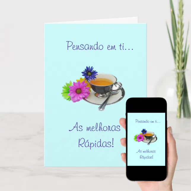 Get Well Soon Card -  Portugal