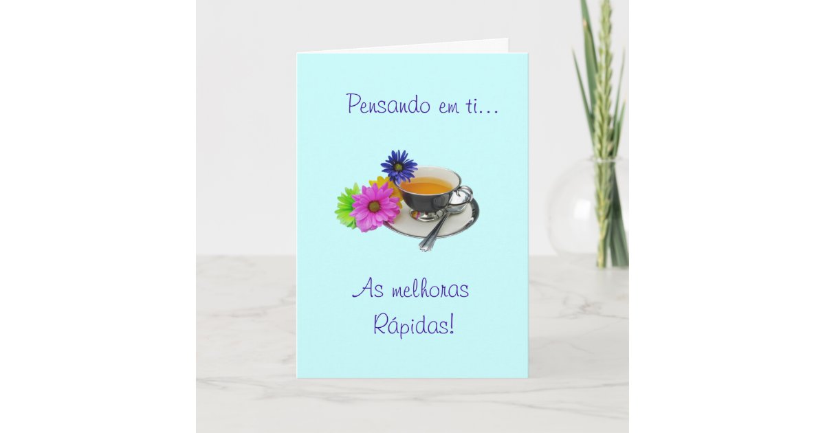 Get Well Soon Card -  Portugal