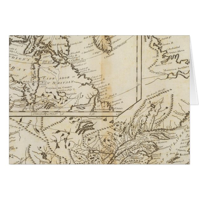 Cartão Posse Britânica na América do Norte 2 (Frente Horizontal)