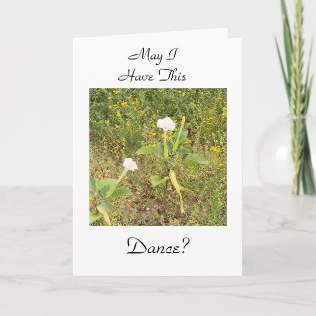 Cartão Posso Ter Esta Dança? (Frente)