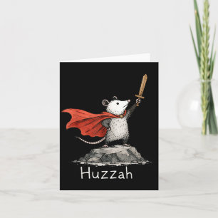 Cartão Possum Cavaleiro Feira Medieval Possum Meme Mãe Es