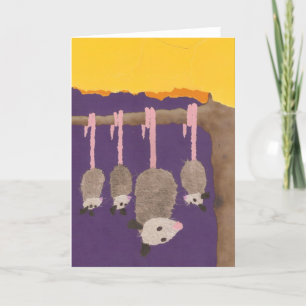 Cartão "Possums" greeting card