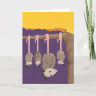 Cartão "Possums" greeting card