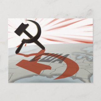 Cartão Postal "С Ш А" América Comunista
