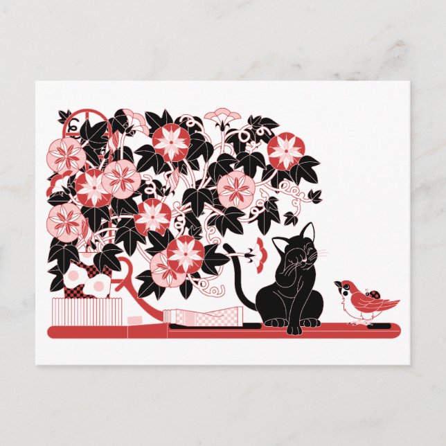 Cartão Postal おはようあさがお（Good morning,morning glory.） (Frente)