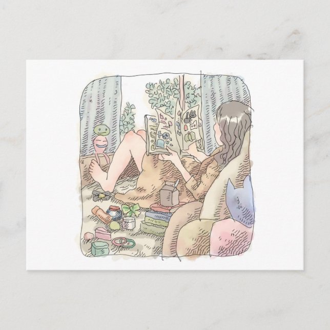 CARTÃO POSTAL さ な む ご じ (Frente)