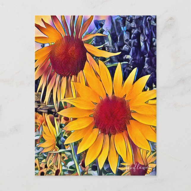 CARTÃO POSTAL ひ ま わ り (Frente)