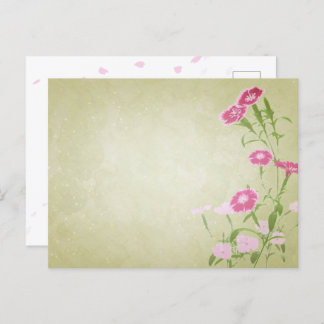 CARTÃO POSTAL やさしさを届ける＊撫子のポストカード