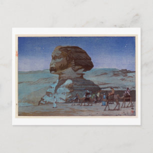 Cartão Postal ス フ ン ス(夜), Sphinx(Night), Hiroshi Yoshi