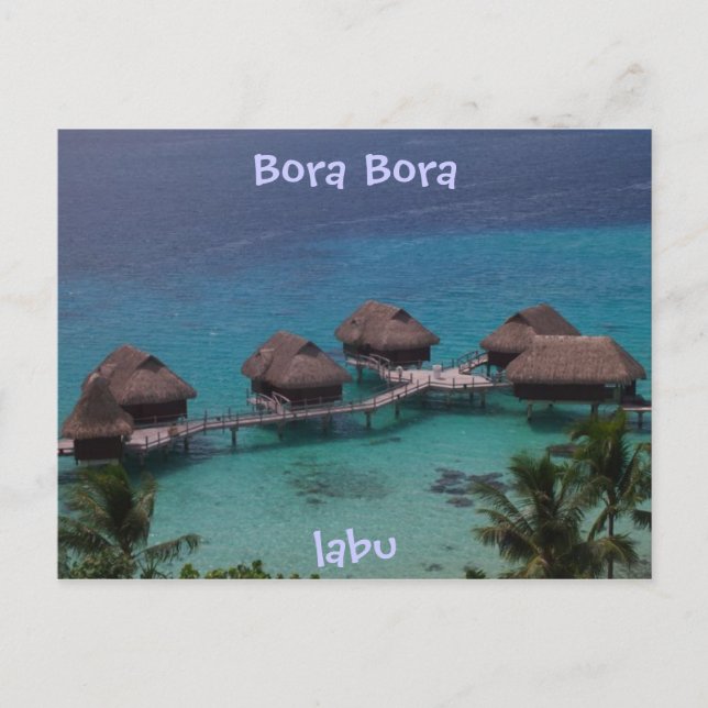 CARTÃO POSTAL ボ ラ ボ ラ 島 (Frente)