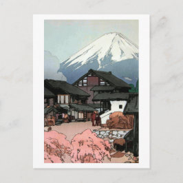 Cartão Postal 富 士 十 津 船, dez visualizações de Fuji, Funatsu, Yos