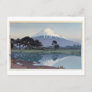 Cartão Postal 富 士 山 川, Monte Fuji, Suzukawa, Yoshida, Wo