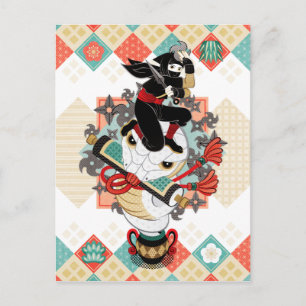 Cartão Postal 忍 者 蛇2019(リ メイ)/ Ninja e cobra 2019(re