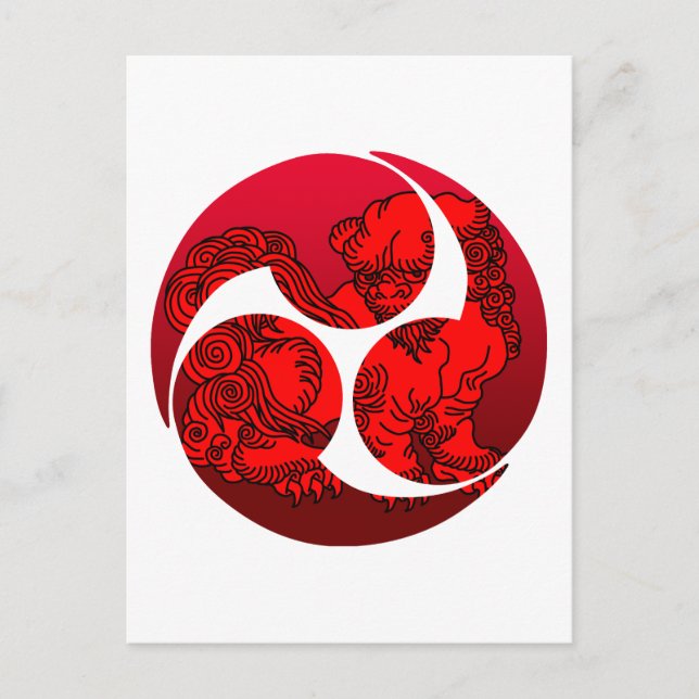 CARTÃO POSTAL 獅 巴 子 (Frente)