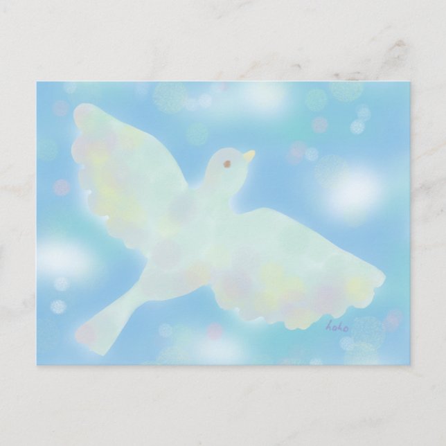 CARTÃO POSTAL 自 由 の 鳥 (Frente)