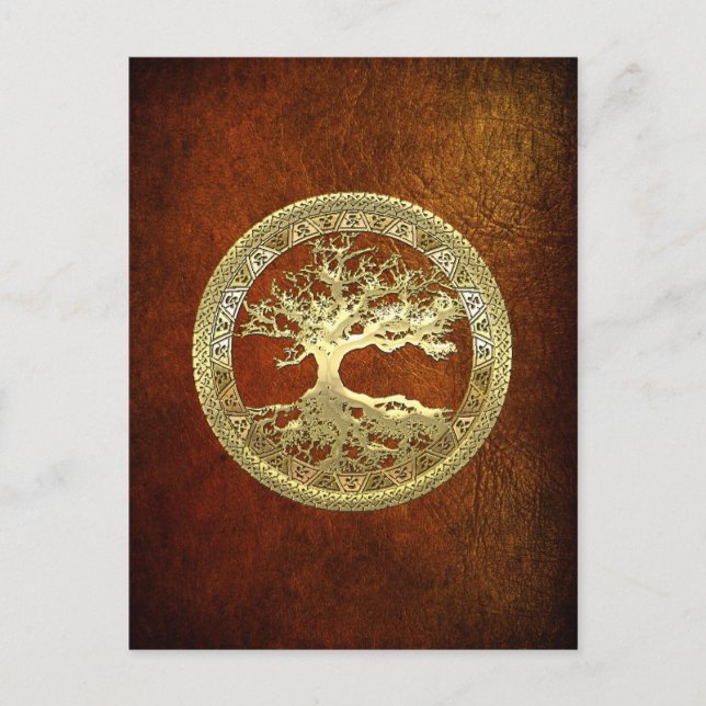 Cartão Postal [01] Árvore Ouro da vida (Frente)