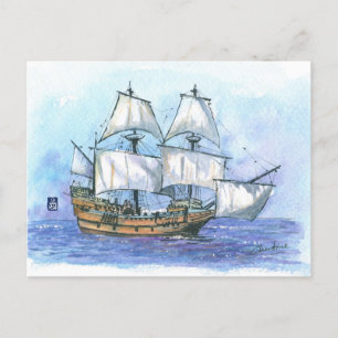 Cartão Postal (087) Mayflower II