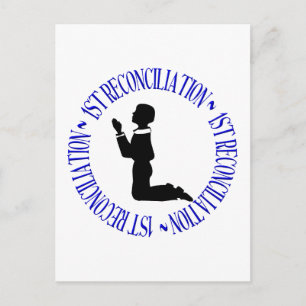 Cartão Postal 1ª Reconciliação - Confissão