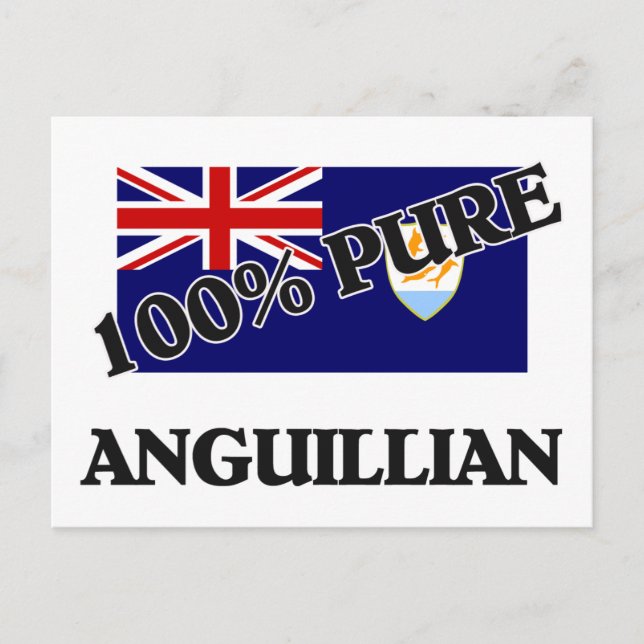 CARTÃO POSTAL 100% ANGUILÃO (Frente)