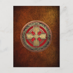 Cartão Postal [100] Antigos Nó Dourado Celta e Sagrado