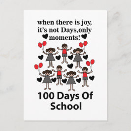 Cartão Postal 100 Dias De Escola