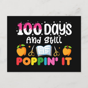 Cartão Postal 100 Dias De Escola E Ainda A Apertam