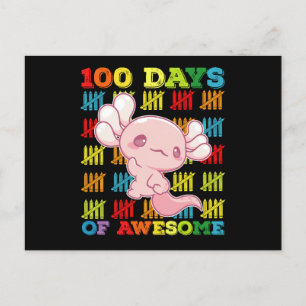 Cartão Postal 100 Dias De Um Eixo Incrível 100º Dia Da Escola
