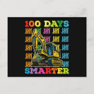 Cartão Postal 100 Dias Mais Inteligentes, Escavador 100º Dia Da 