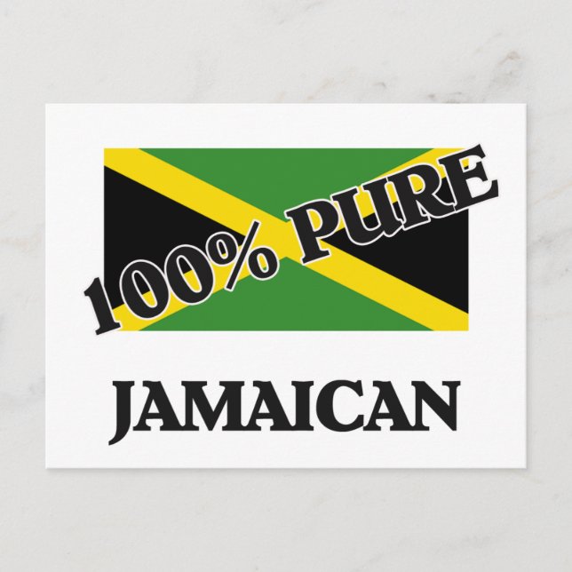 CARTÃO POSTAL 100% JAMAICAN (Frente)