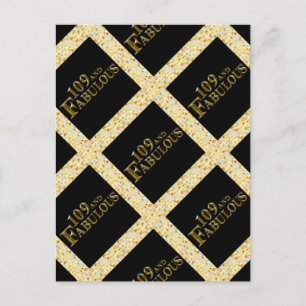 Cartão Postal 109 Aniversário 